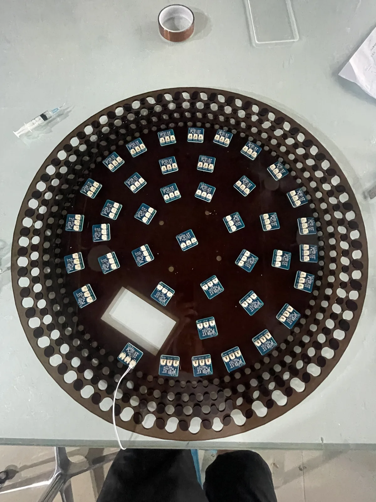 大理石感应发光避震器桌 — 6