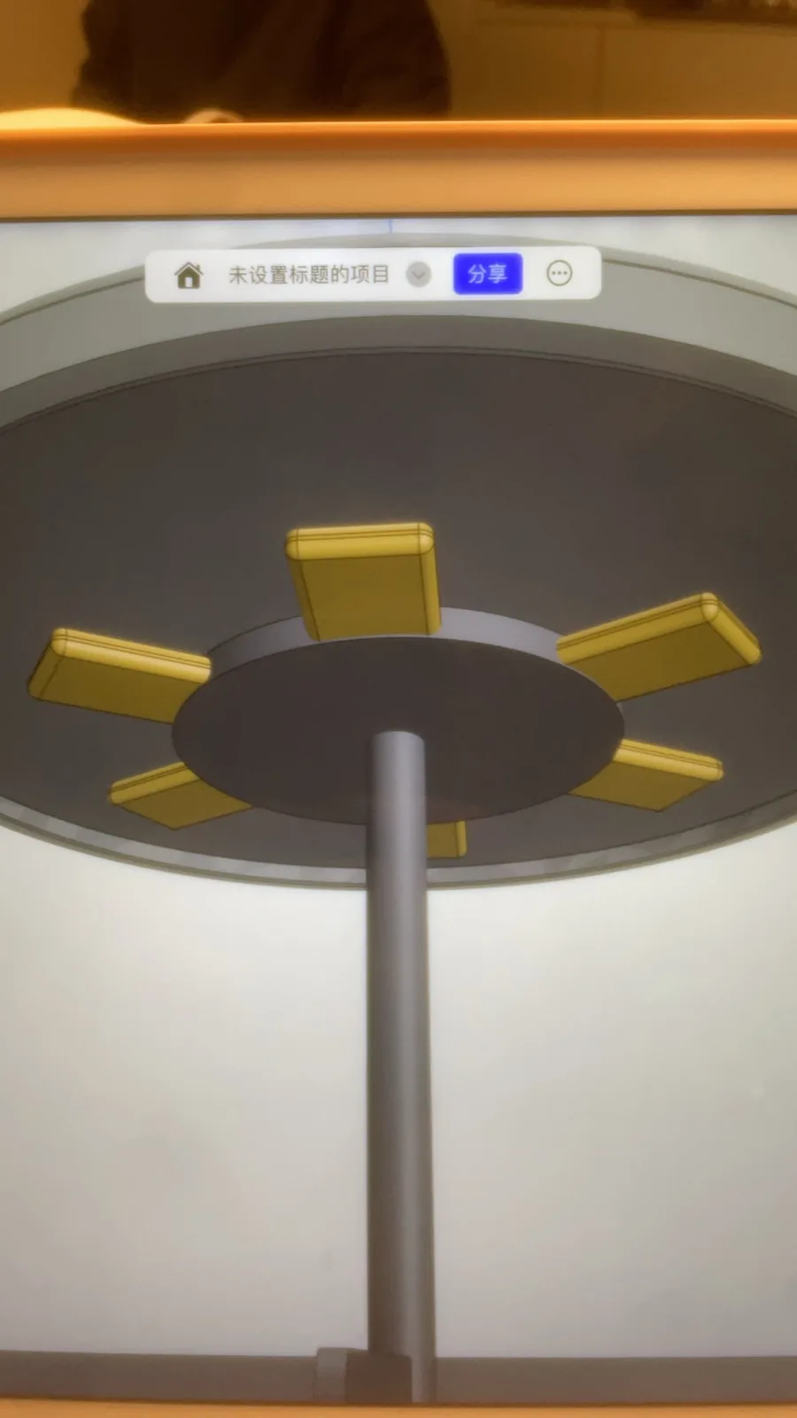 大理石感应发光避震器桌 — 18