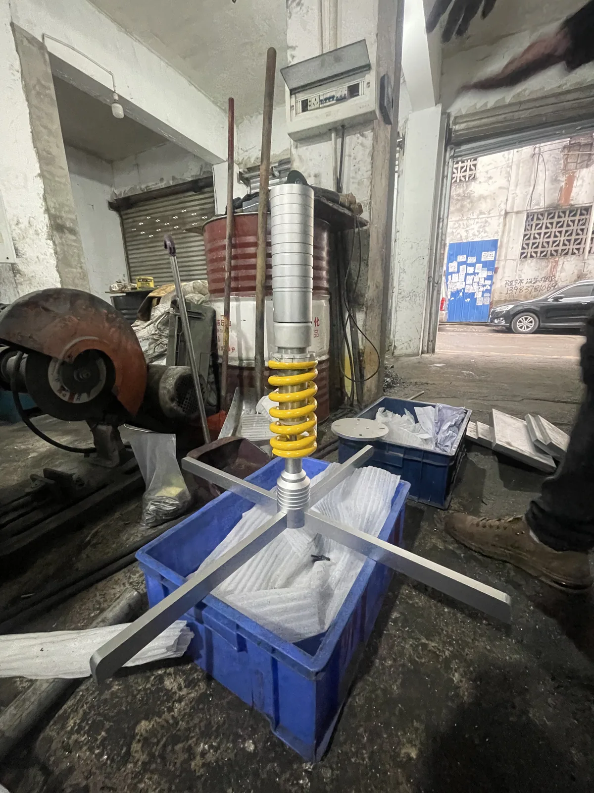 大理石感应发光避震器桌 — 29